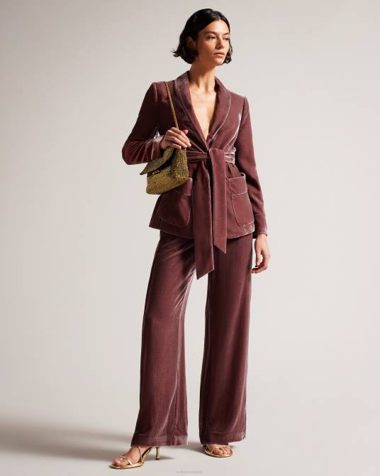 Ted Baker mujer 2ZFP852 zapatos sandalias myloh metalizadas con tacón gatito oro