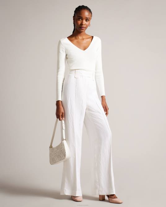 Ted Baker mujer 2ZFP870 zapatos tacones keliy de charol con tiras y cadena Rosa palido