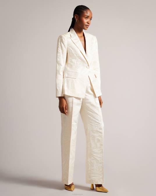 Ted Baker mujer 2ZFP911 zapatos zapatos de salón en punta coriana con tacón geométrico oro