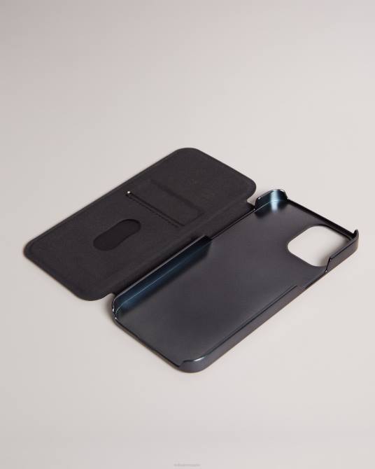 Ted Baker recopilación 2ZFP1985 artículos para el hogar hcheck house check folio funda para iphone 12/12 pro negro