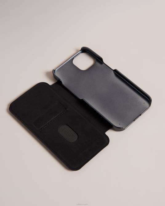 Ted Baker recopilación 2ZFP2009 artículos para el hogar hcheki house check folio funda para iphone 13 negro