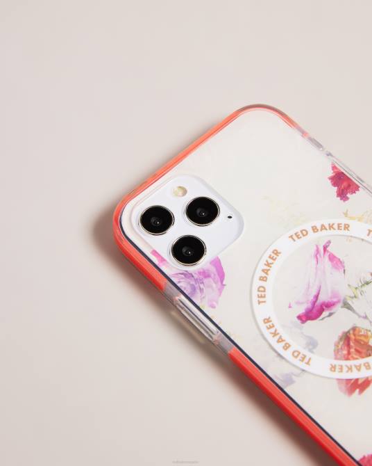 Ted Baker recopilación 2ZFP2106 artículos para el hogar funda para iphone 12 y 12 pro antishock floral acuarela laverno blanco