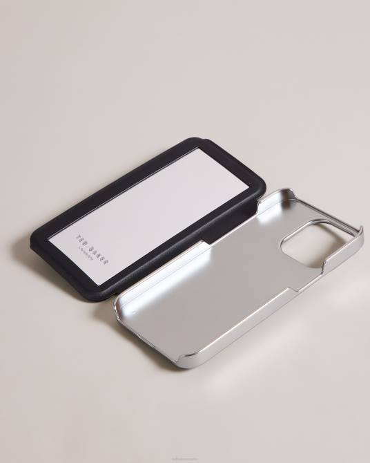 Ted Baker recopilación 2ZFP2108 artículos para el hogar Funda para iPhone 13 Pro con estampado de ramo Akivan y espejo negro