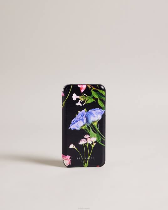 Ted Baker recopilación 2ZFP2110 artículos para el hogar Akivaa ramo espejo folio iphone 11 negro