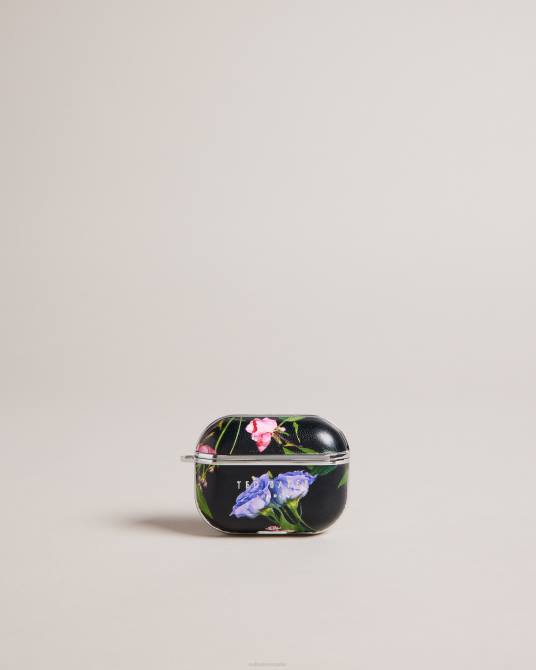 Ted Baker recopilación 2ZFP2111 artículos para el hogar anoraa funda para airpod pro floral de piel sintética negro