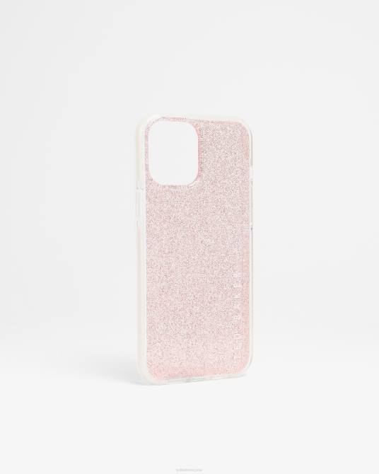 Ted Baker recopilación 2ZFP2116 artículos para el hogar Funda antigolpes para iPhone 12 Pro Max con purpurina Rossiy. Bebé rosa