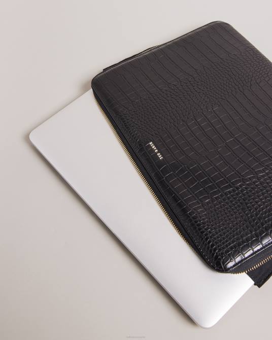 Ted Baker recopilación 2ZFP792 artículos para el hogar Funda para portátil steliaa imitación croc 13 negro