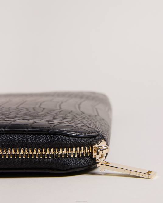 Ted Baker recopilación 2ZFP792 artículos para el hogar Funda para portátil steliaa imitación croc 13 negro