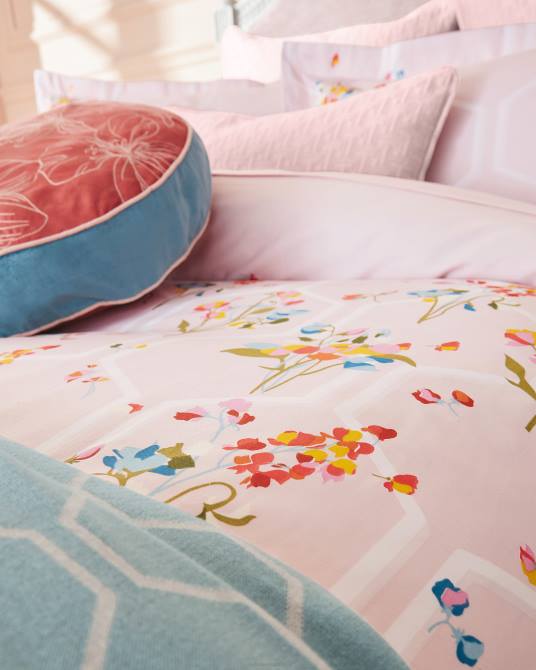 Ted Baker recopilación 2ZFP2098 artículos para el hogar juego de funda nórdica pmint peppermint full/queen rosa