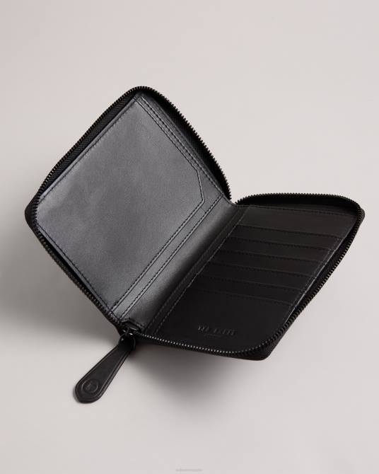 Ted Baker recopilación 2ZFP1739 regalos set de viaje de cuero tobery house checks negro