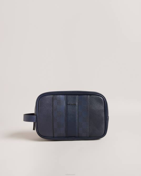 Ted Baker hombres 2ZFP1784 regalos neceser waydee house check pu Armada